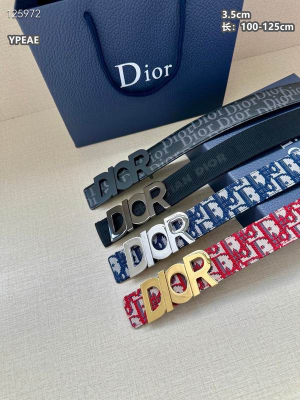 Dior belt 35mmX100-125cm 8L29